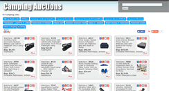 Desktop Screenshot of campingauctions.org